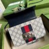 Replica Gucci Gg Supreme Padlock Small Shoulder Bag 409487