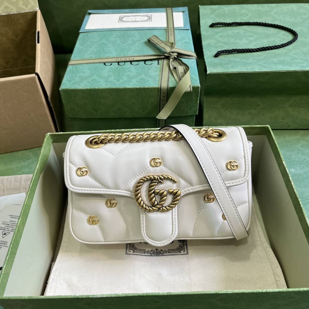 Replica Gucci Marmont MatelassÉ Mini Chain Shoulder Bag 446744