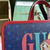 Replica Gucci Children Canvas Print Tote Bag 605614