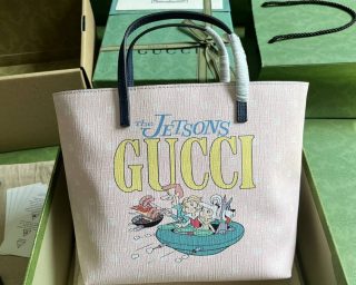 Replica Gucci Kids The Jetsons Printed Tote Bag 410812