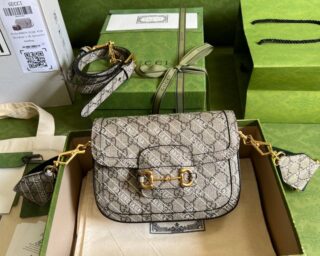 Replica Gucci Horsebit 1955 GG Mini Crossbody Bag 658574