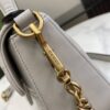 Replica Gucci Chevron Leather GG Marmont Mini Top Handle Bag 547260