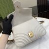 Replica Gucci Chevron Leather GG Marmont Mini Top Handle Bag 547260