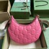 Replica Gucci GG Matelasse Half Moon Small Shoulder Bag 739709