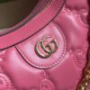 Replica Gucci GG Matelasse Half Moon Small Shoulder Bag 739709