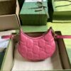 Replica Gucci GG Matelasse Quilted Mini Half Moon Chain Bag 739736