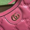 Replica Gucci GG Matelasse Quilted Mini Half Moon Chain Bag 739736