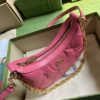 Replica Gucci GG Matelasse Quilted Mini Half Moon Chain Bag 739736