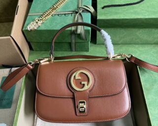 Replica Gucci Blondie Small Top Handle Leather Bag 735101