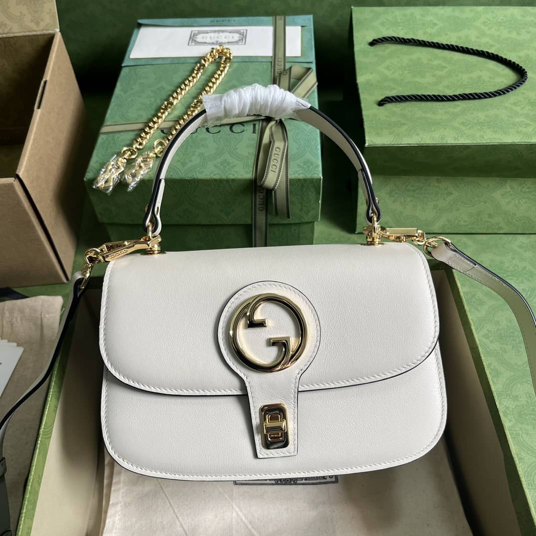 Replica Gucci Blondie Small Top Handle Leather Bag 735101