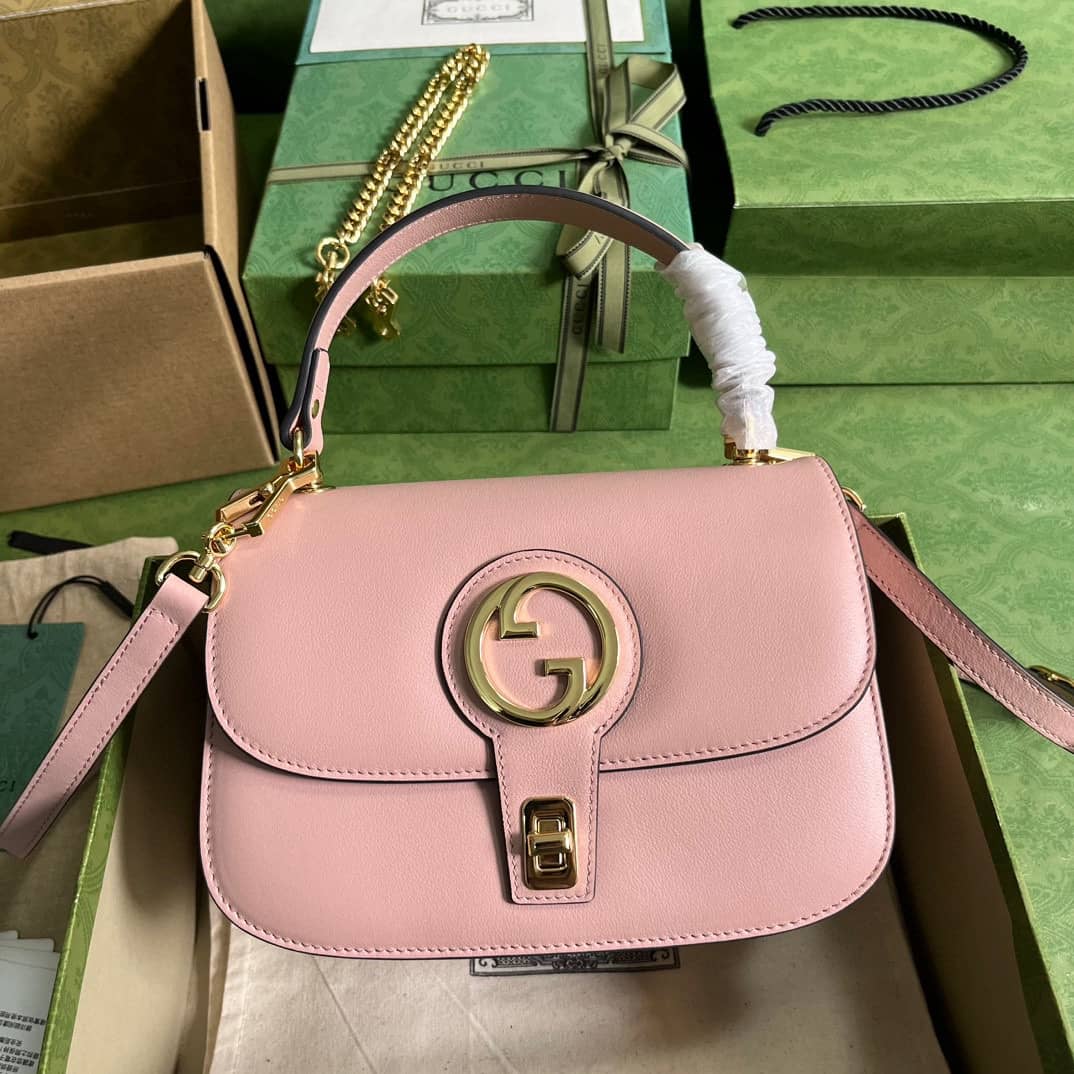 Replica Gucci Blondie Small Top Handle Leather Bag 735101