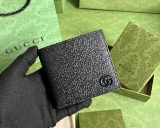 Replica Gucci GG Marmont Leather Bi-Fold Wallet 428726