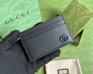 Replica Gucci GG Marmont Leather Card Case 657588