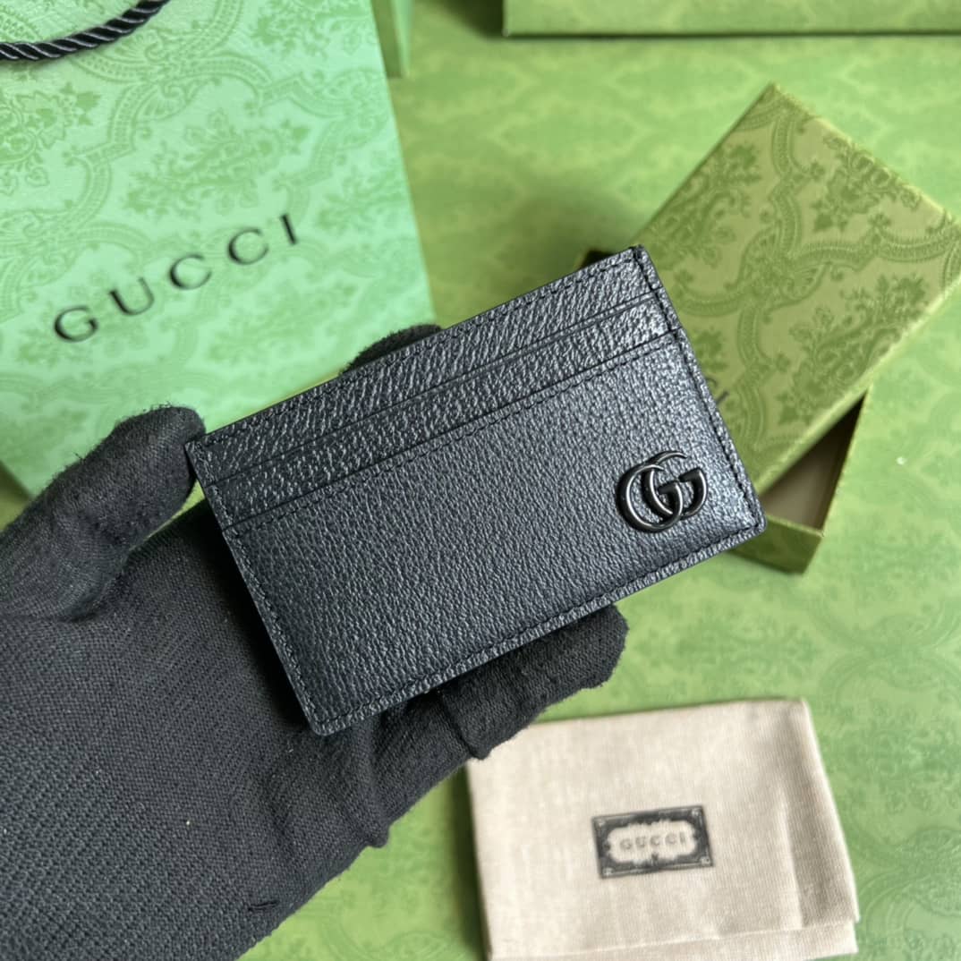 Replica Gucci GG Marmont Leather Card Case 657588