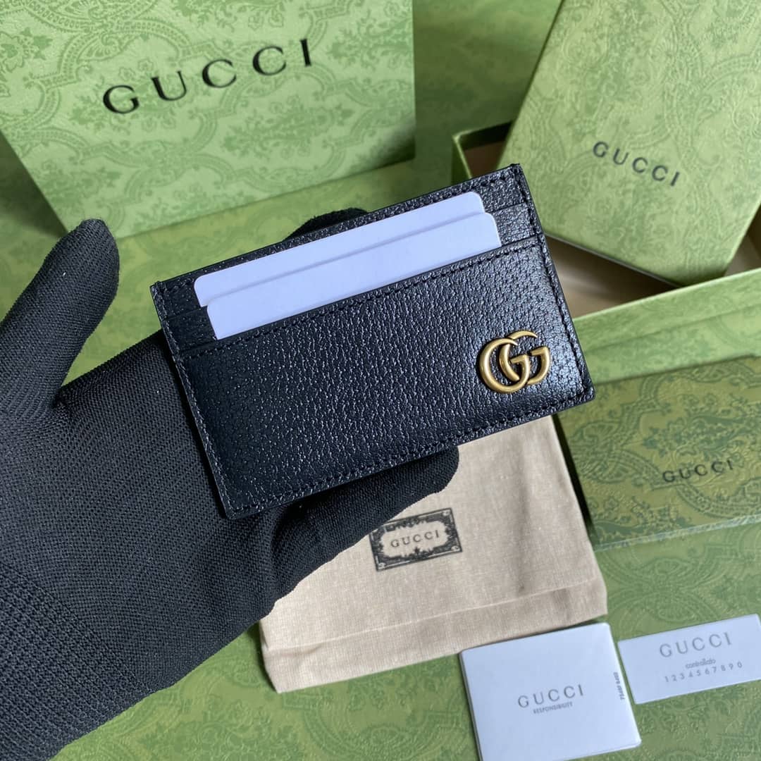 Replica Gucci GG Marmont Leather Card Case 657588