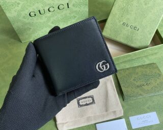 Replica Gucci GG Marmont Leather Bi-Fold Wallet 428726