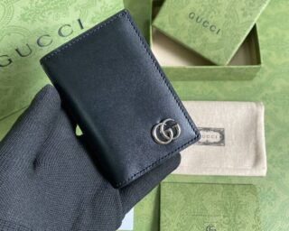 Replica Gucci GG Marmont Leather Card Case 547075