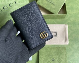 Replica Gucci GG Marmont Leather Card Case 547075