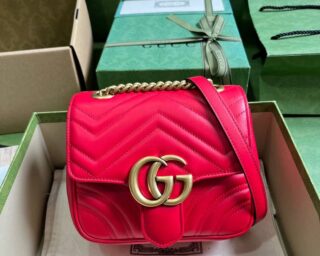 Replica Gucci GG Marmont Mini Shoulder Bag 739682