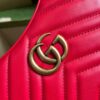 Replica Gucci GG Marmont Half-Moon-Shaped Mini Bag 699514