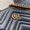 Replica Gucci GG Marmont Leather Medium Tote Bag 779724