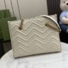 Replica Gucci GG Marmont Leather Medium Tote Bag 779724