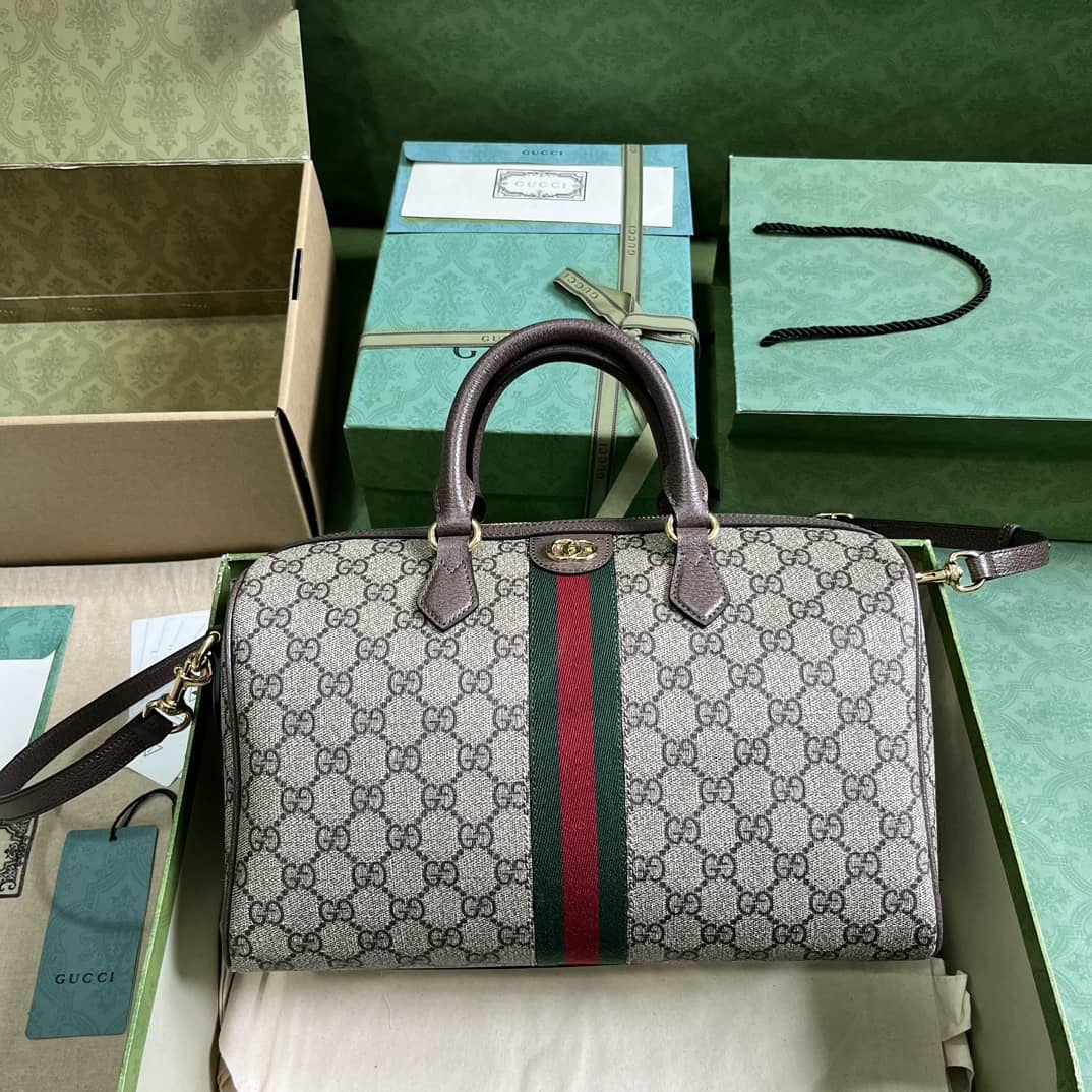 Replica Gucci Ophidia GG Medium Top Handle Bag 772065