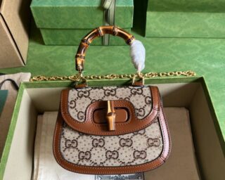 Replica Gucci Bamboo 1947 Mini Top Handle Bag 735116