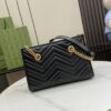 Replica Gucci GG Marmont Leather Small Tote Bag 779727