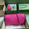 Replica Gucci GG Marmont Leather Shoulder Bag 734814