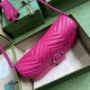 Replica Gucci GG Marmont Leather Shoulder Bag 734814