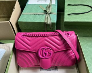 Replica Gucci GG Marmont Quilted Small Shoulder Crossbody Bag 443497