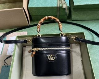 Replica Gucci Mini Bamboo Shoulder Bag 760200