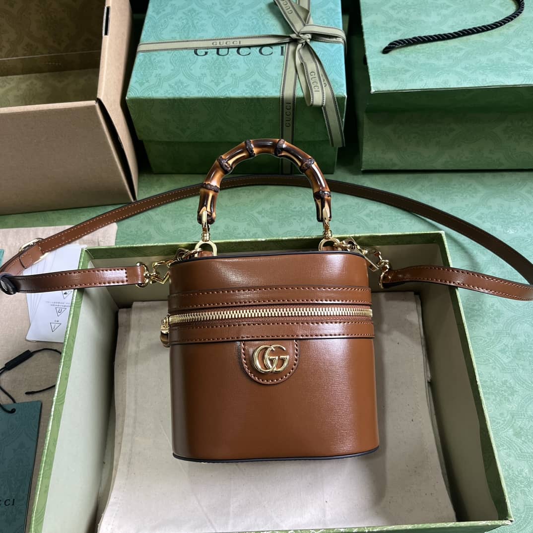 Replica Gucci Mini Bamboo Shoulder Bag 760200