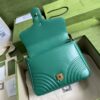 Replica Gucci Gg Marmont Leather Small Top Handle Bag 498110