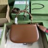 Replica Gucci Bamboo 1947 Medium Top Handle Bag 672206