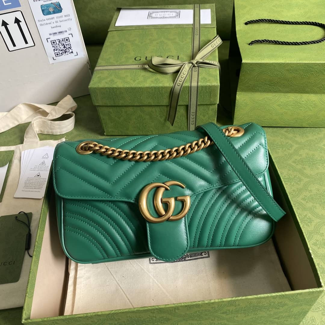 Replica Gucci GG Marmont Quilted Small Shoulder Crossbody Bag 443497