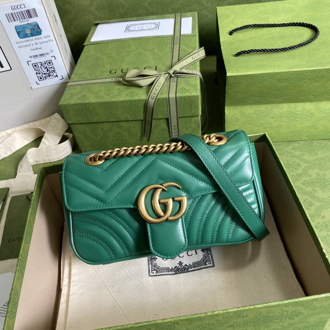 Replica Gucci Marmont MatelassÉ Mini Chain Shoulder Bag 446744