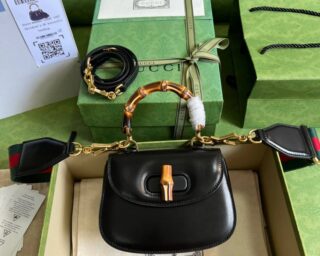 Replica Gucci Bamboo 1947 Mini Top Handle Bag 686864