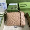 Replica Gucci Gg Marmont Leather Small Top Handle Bag 498110