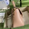 Replica Gucci Gg Marmont Leather Small Top Handle Bag 498110