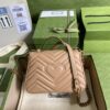 Replica Gucci Chevron Leather GG Marmont Mini Top Handle Bag 547260