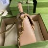 Replica Gucci Chevron Leather GG Marmont Mini Top Handle Bag 547260