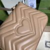 Replica Gucci Chevron Leather GG Marmont Mini Top Handle Bag 547260