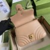 Replica Gucci Chevron Leather GG Marmont Mini Top Handle Bag 547260