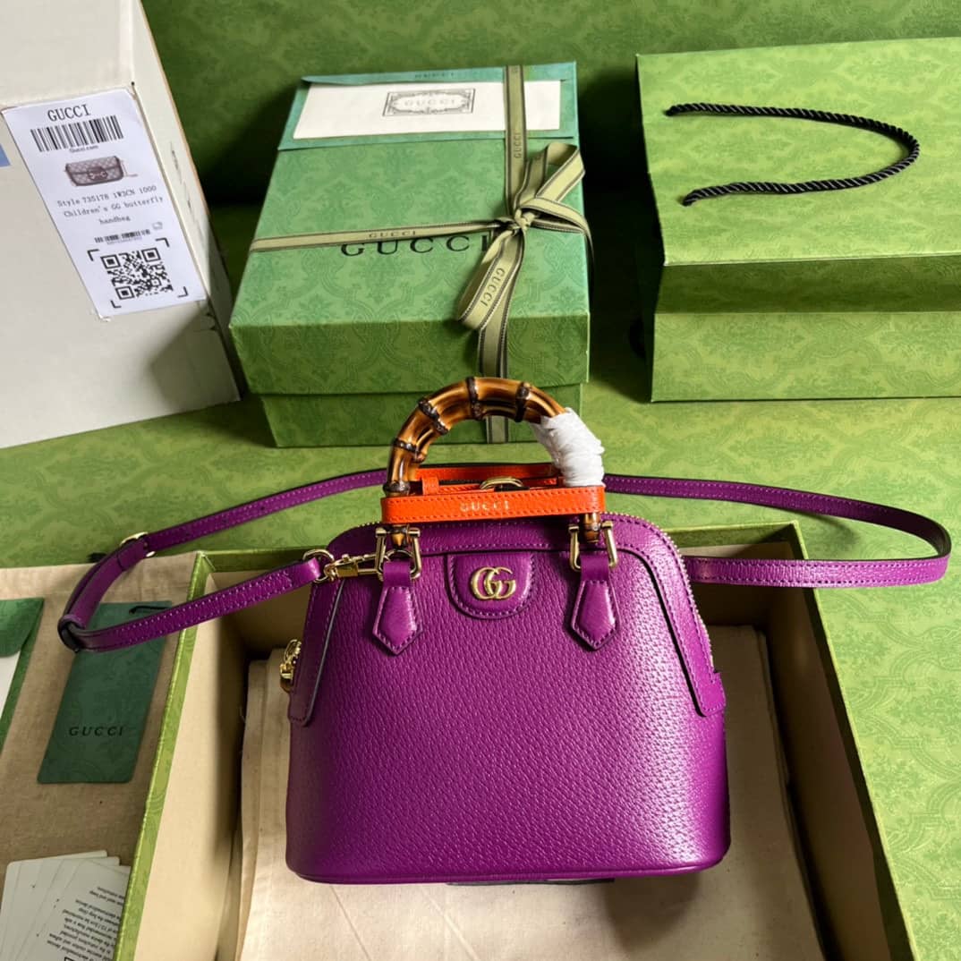 Replica Gucci Diana Mini Top Handle Tote Bag 715775