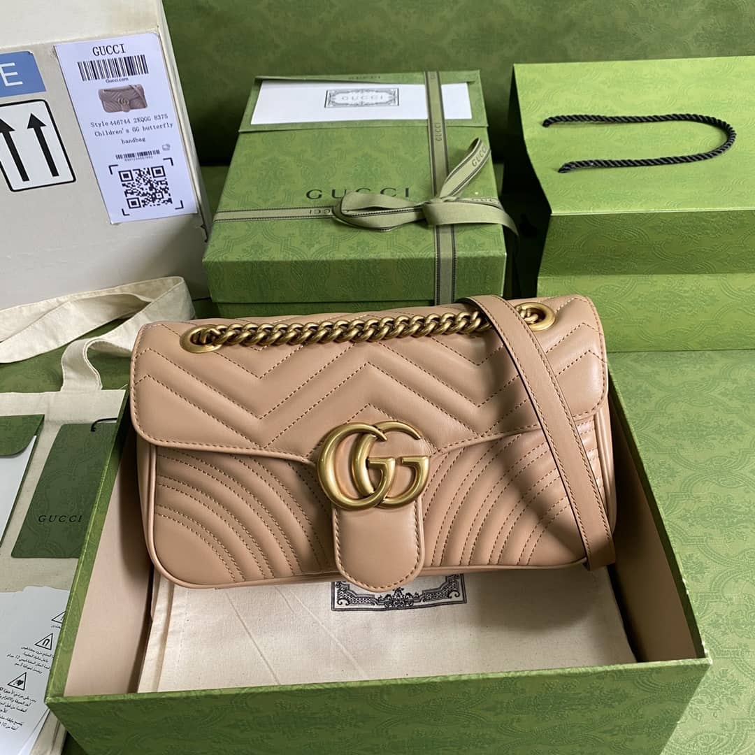 Replica Gucci GG Marmont Quilted Small Shoulder Crossbody Bag 443497