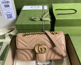 Replica Gucci Marmont MatelassÉ Mini Chain Shoulder Bag 446744