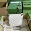 Replica Gucci Gg Marmont Leather Belt Chain Shoulder Bag 739599