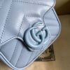 Replica Gucci Gg Marmont Leather Belt Chain Shoulder Bag 739599